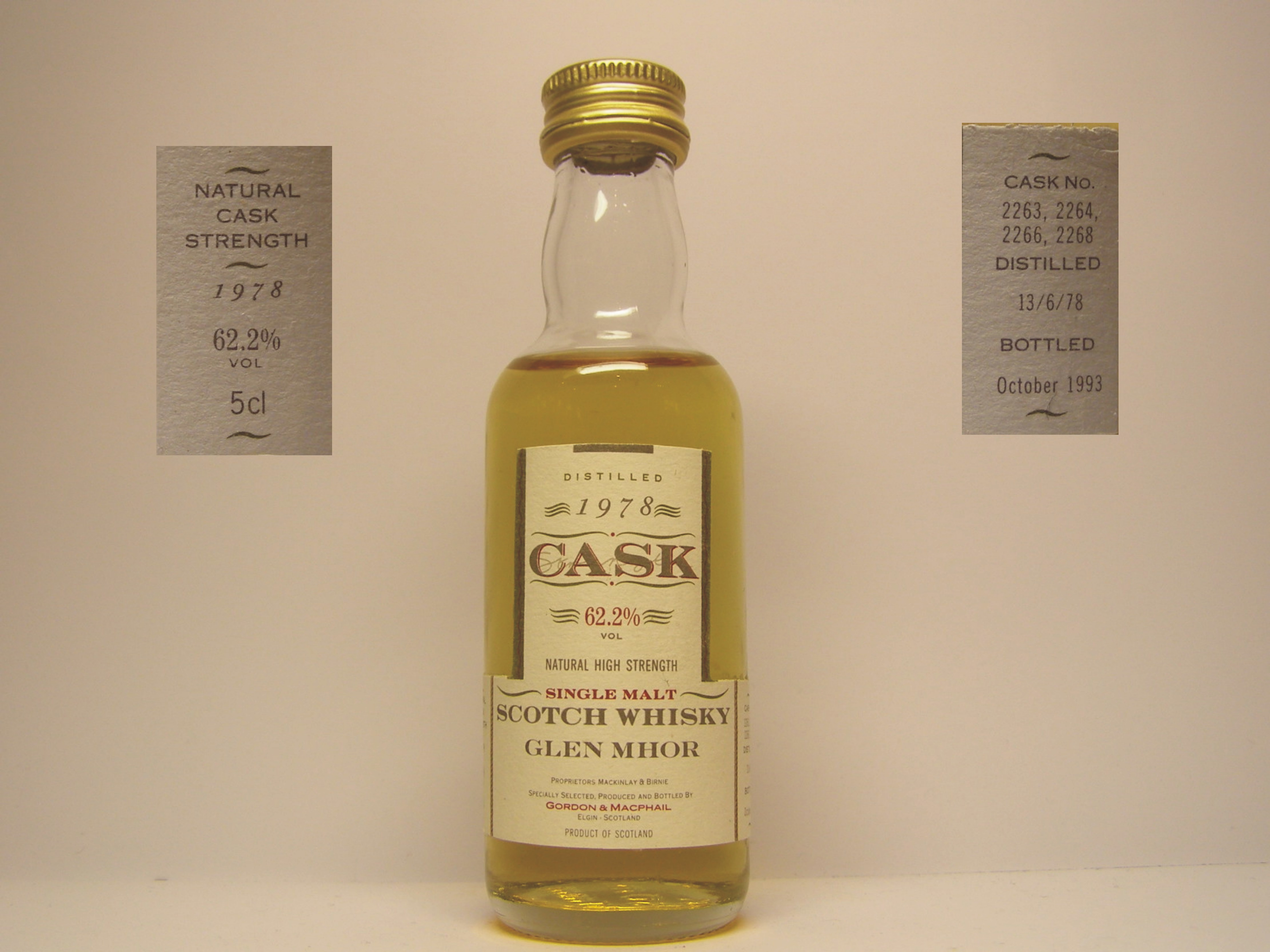 SMSW 1978-1993 "G&M Cask" 5cl 62,2%VOL